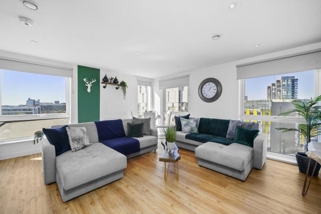 Stunning City Centre Penthouse - Sleeps 10 - Parking Manchester Dış mekan fotoğraf