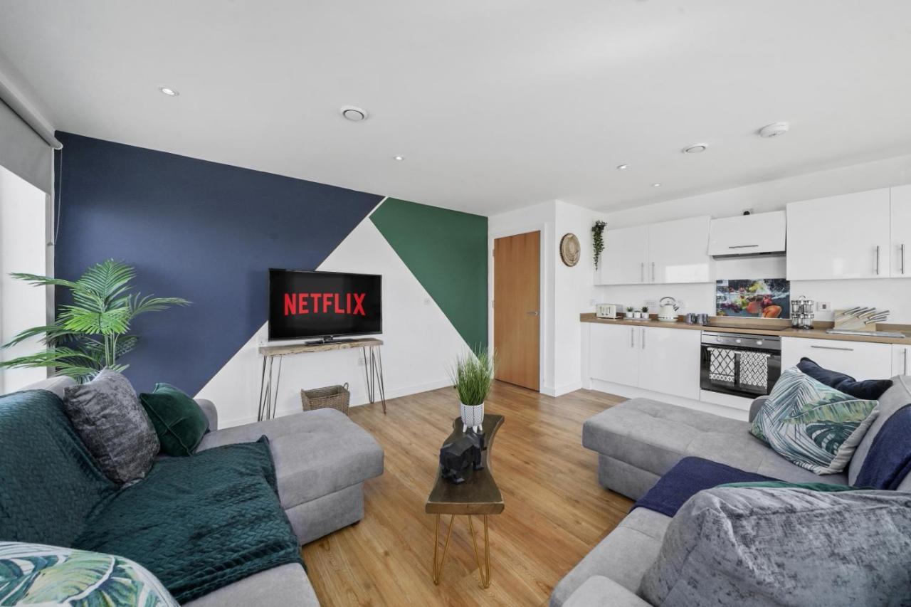 Stunning City Centre Penthouse - Sleeps 10 - Parking Manchester Dış mekan fotoğraf
