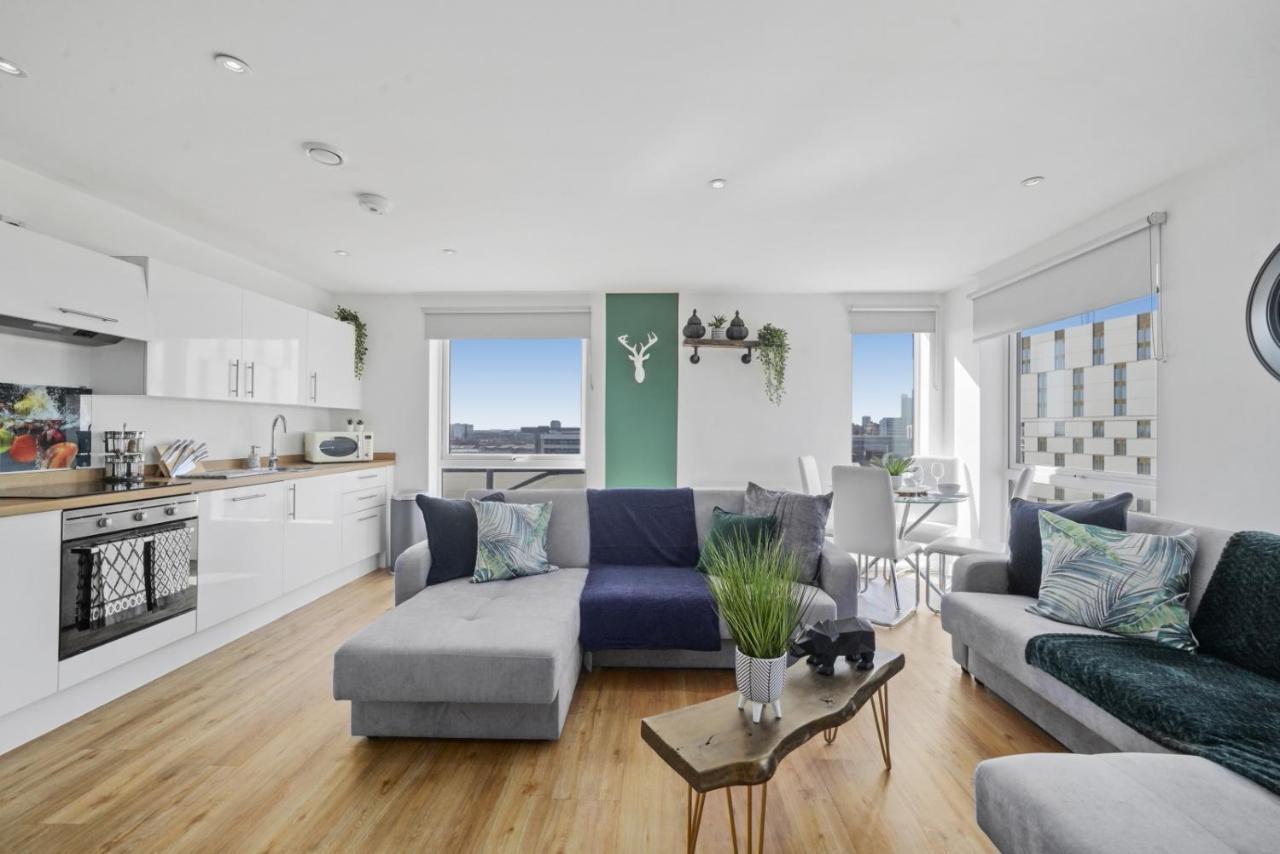 Stunning City Centre Penthouse - Sleeps 10 - Parking Manchester Dış mekan fotoğraf